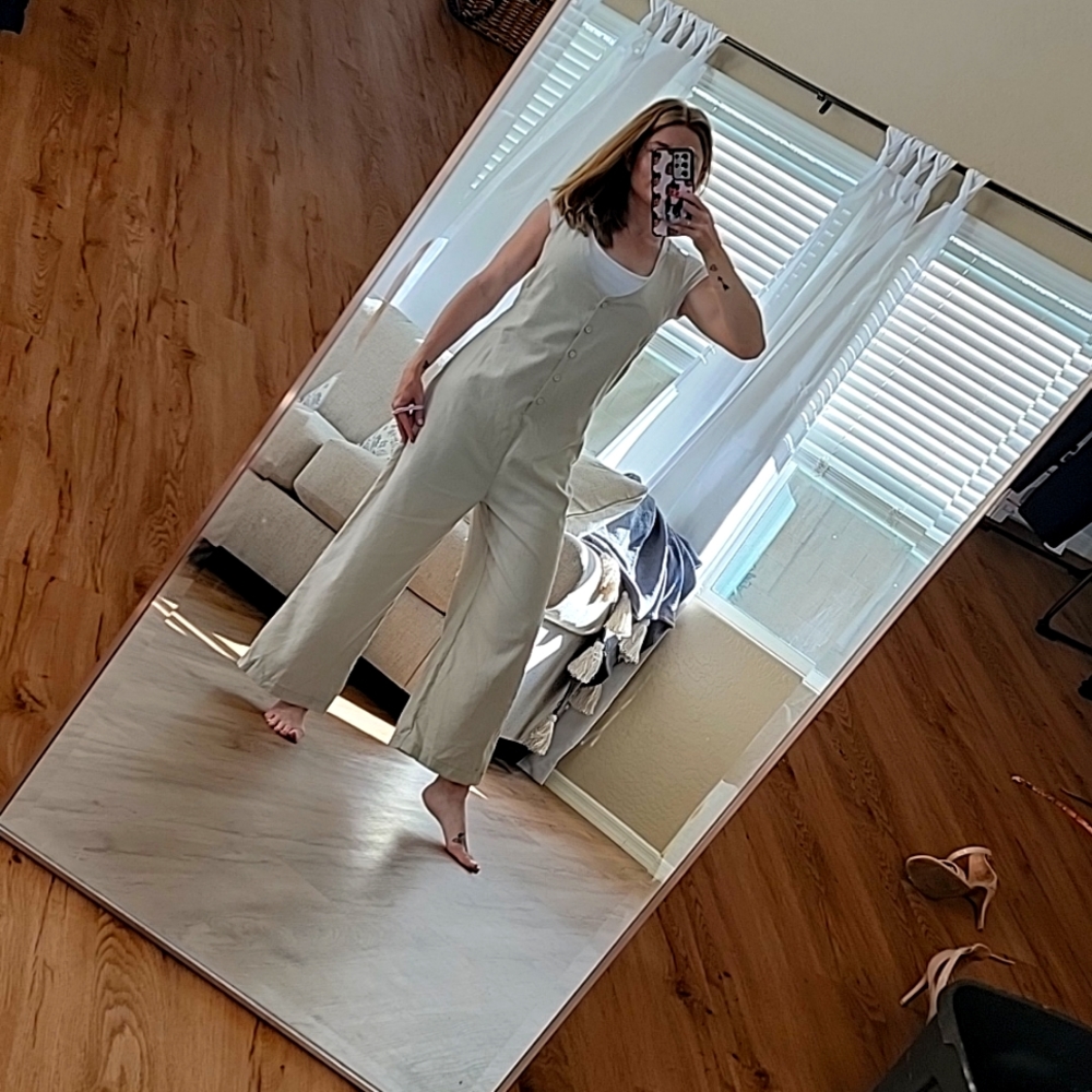 Cute linnen like overalls
